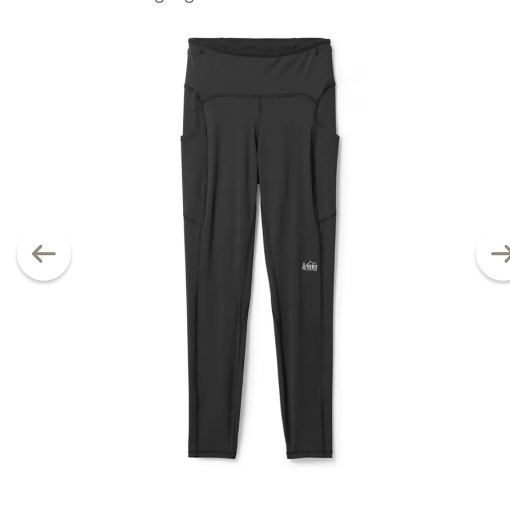 REI Swiftland 7/8 Running Tights Black Medium